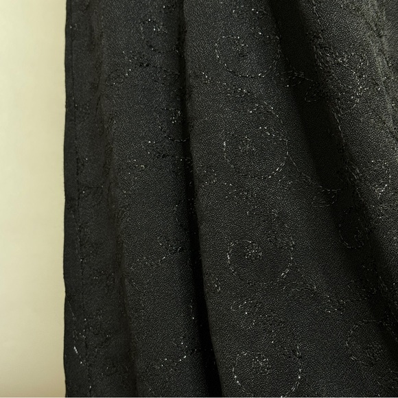 Vintage Jessica McClintock Black Maxi Dress Y2K Strapless Holiday NYE SZ 12 - Picture 8 of 15